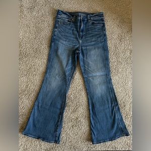 American Eagle hi-rise flare jean